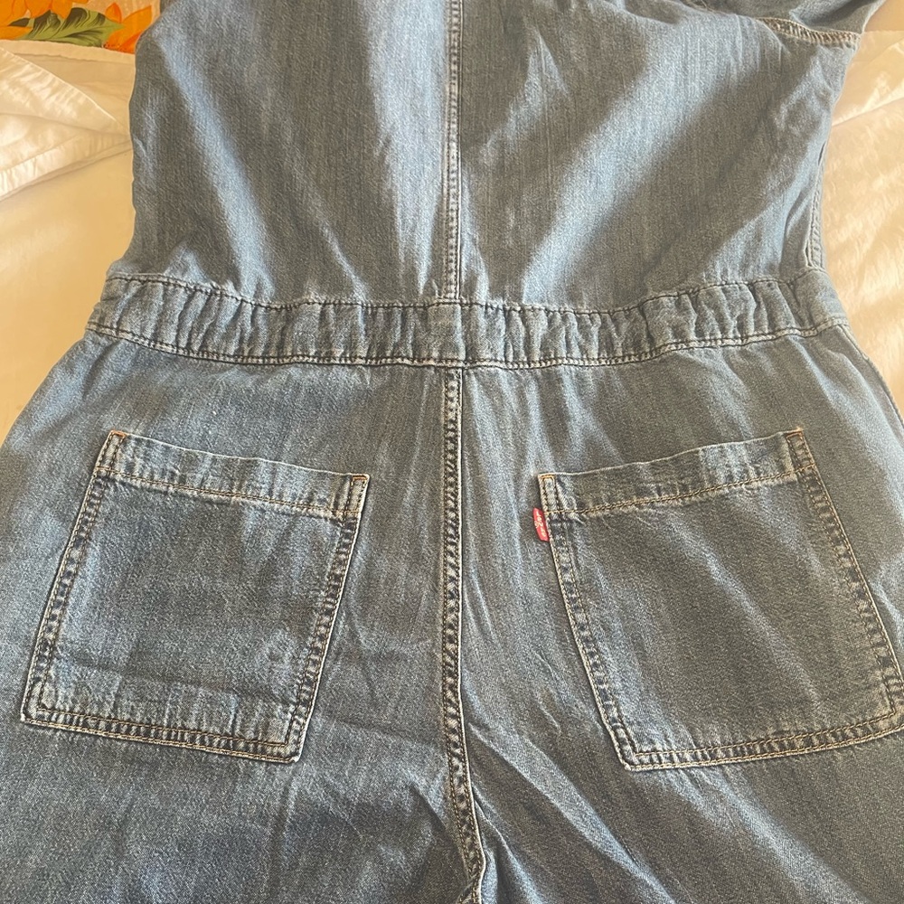 LEVIS , Stylish Blue Denim Jumpsuit - Picture 3 of 14